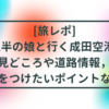 旅レポ成田空港1歳半